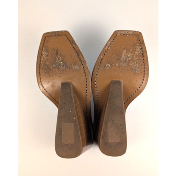 RAG & BONE Santiago Wedge Sandals Women's Size EU 37.5 / US 7.5 Clogs Ivory - Picture 9 of 9